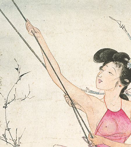 永丰-胡也佛的仕女画和最知名的金瓶梅秘戏图